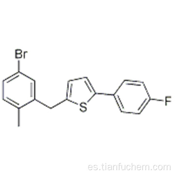 2- (5-bromo-2-metilbencil) -5- (4-fluorofenil) tiofeno CAS 1030825-20-7